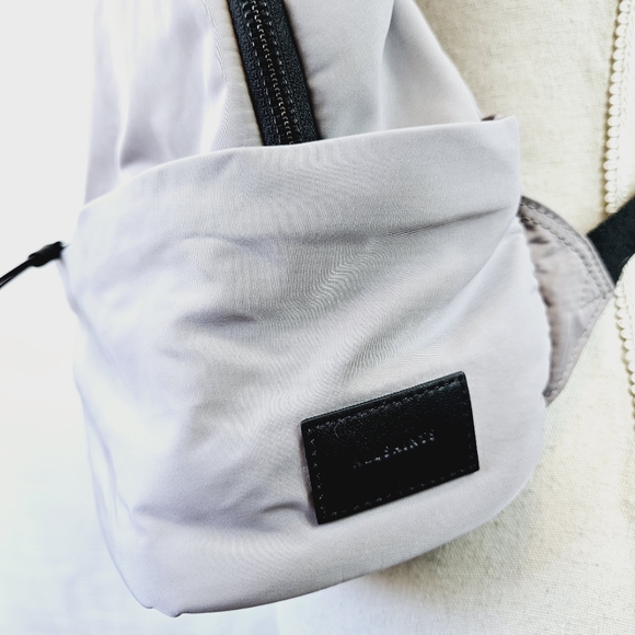 All Saints Olena Nylon Backpack Light Gray - Picture 7 of 11